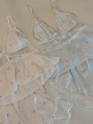 La Vie en Rose Set-Soft Blue