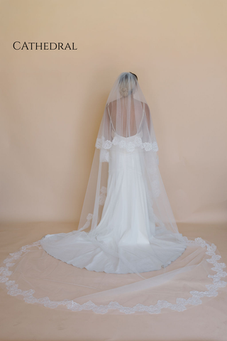 Peony Veil With Blusher