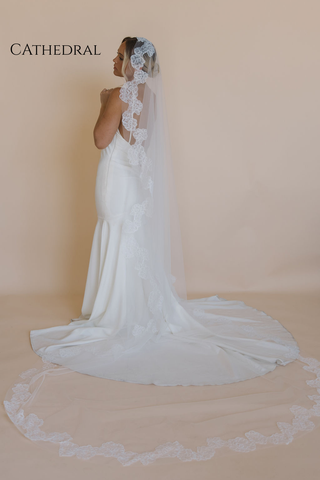Peony Mantilla Veil