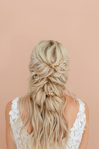 Coastal Pearl Hairpins Set of 3