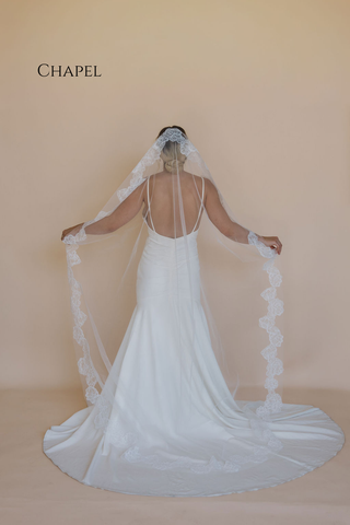Peony Mantilla Veil