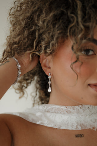 Ethereal Lace Neck Scarf
