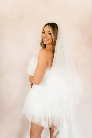 Raelene Ruffle Veil