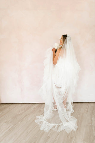 Raelene Ruffle Veil
