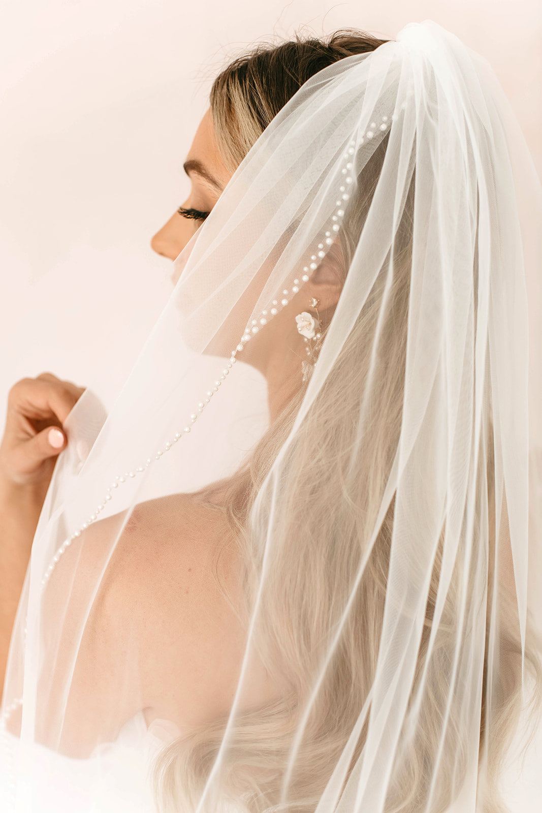 Soft Wedding Veil, All Lengths Available, Long Veil, Cathedral Veil, Bridal  Fingertip Veil, Simple Bridal Veil, Chapel Veil, Waltz Ivory 