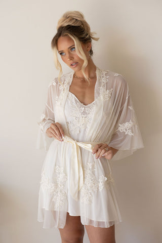 white lace getting ready dress Mini Dress White Tate Long Sleeve Lace Dress Size 14