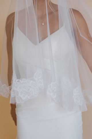 Peony Veil With Blusher
