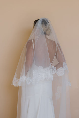 Peony Veil With Blusher