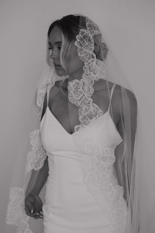 Peony Mantilla Veil