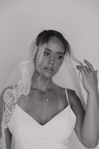 Peony Mantilla Veil