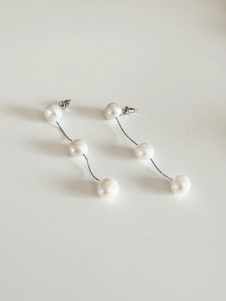 Laguna Earring- 3 Pearls