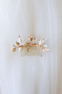 Blush Garden Hair Comb