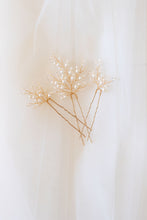 Load image into Gallery viewer, Coastal Pearl Hairpins Set of 3
