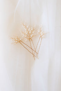 Coastal Pearl Hairpins Set of 3