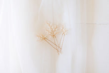 Load image into Gallery viewer, Coastal Pearl Hairpins Set of 3
