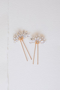 Opal Burst Hairpins Set of 2