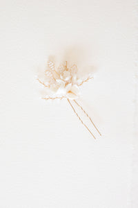 Porcelain Blossom Hair Pin