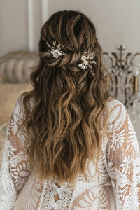 Porcelain Blossom Hair Pin