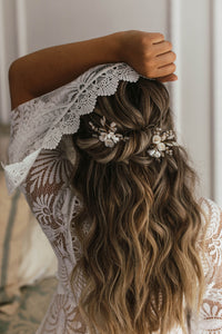 Porcelain Blossom Hair Pin