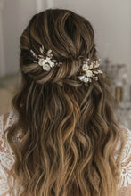 Load image into Gallery viewer, Porcelain Blossom Hair Pin
