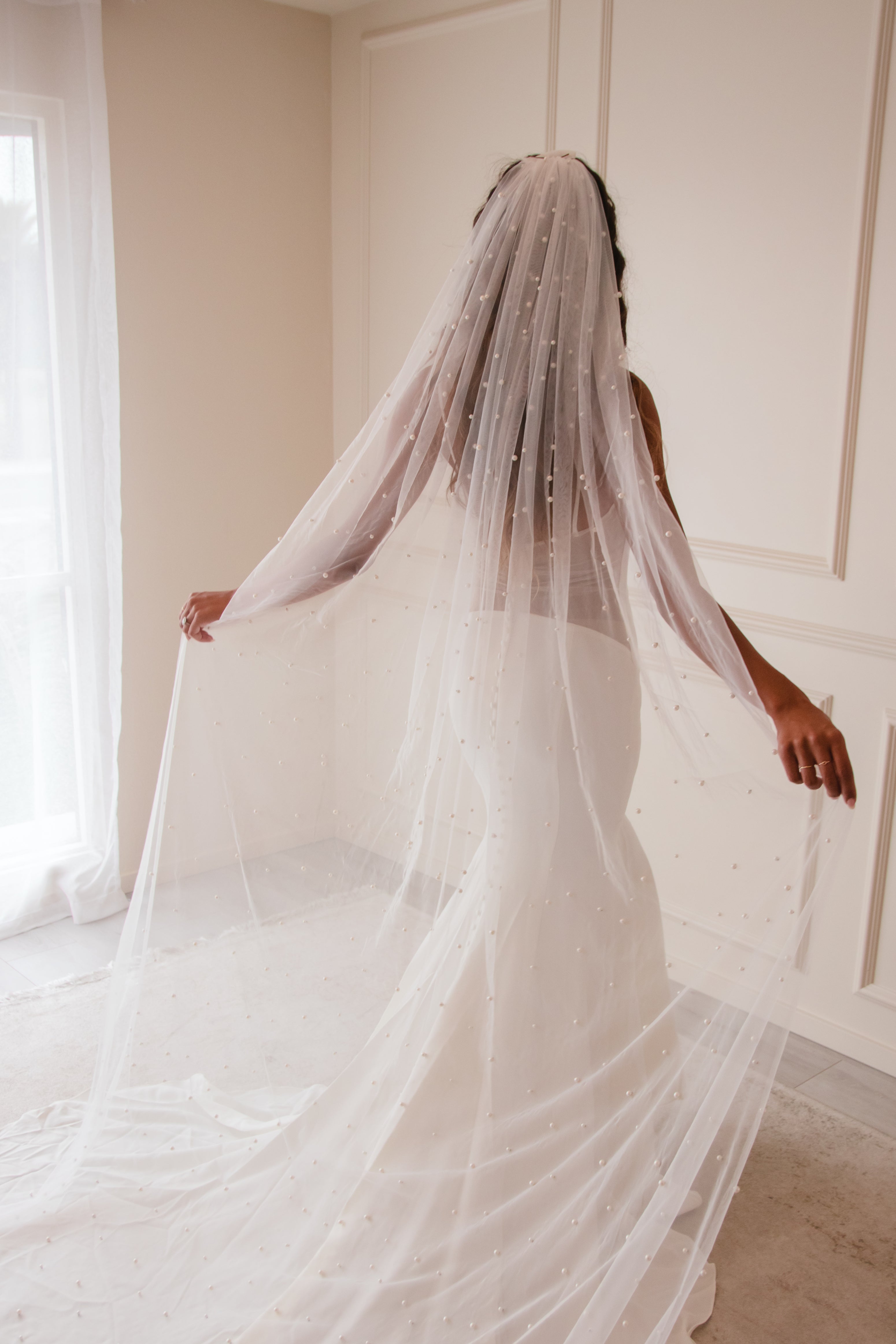 Lovely Pearl Veil - Klaudia & Co.