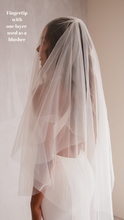 Load image into Gallery viewer, The Aya Double-Layered Veil
