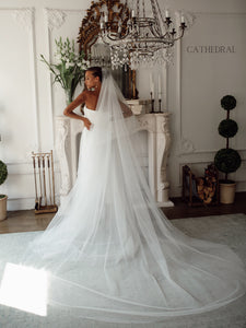 Rosie Veil (Single Layer tulle with blusher)