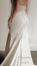 Load image into Gallery viewer, The Hannah Veil, Single Layer Tulle
