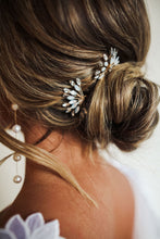 Load image into Gallery viewer, Opal Burst Hairpins Set of 2
