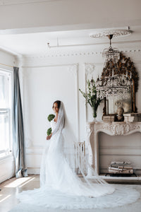 The Lauren Ruffle Veil