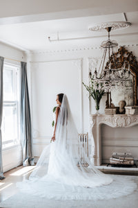 The Lauren Ruffle Veil